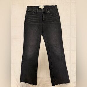 Madewell Women's Black Boot Cut Jeans